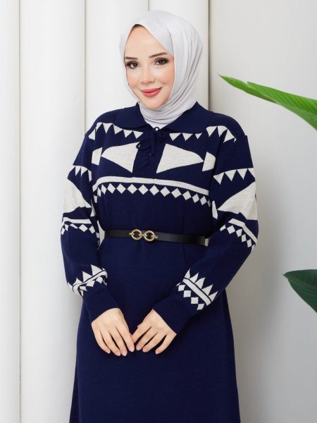 فستان صوف ناعم